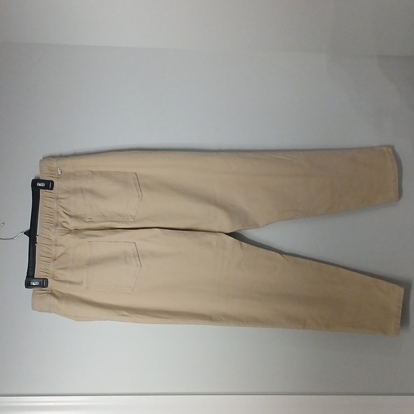 French Connection Tan Pants, Adjustable Waist, Gentle Used, SZ 14, Super Stretch - Picture 5 of 8
